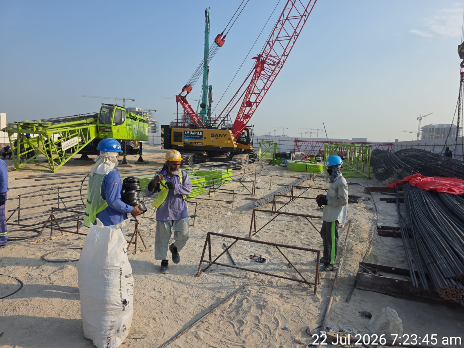 Civil Site & Heavy Crane Operation